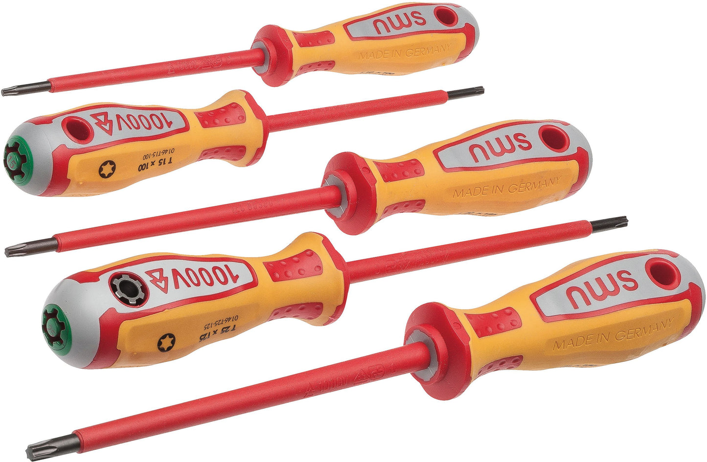 NWS VDE-Schraubendreher-Satz 096T-6 Torx T10 ; T15 ; T20 ; T25 ; T30 plus System Bit