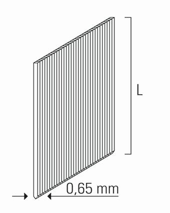 KM Reich Pins 0,65 25 BR - 10000 Stück