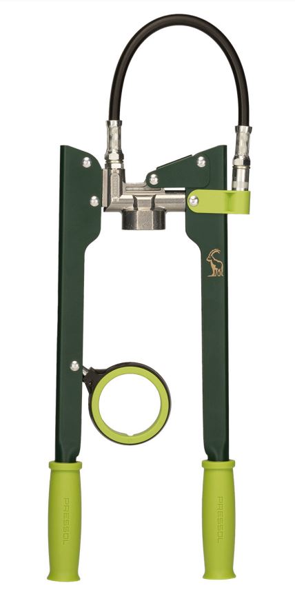 Pressol Multikartuschen-Fettpresse ZHFP-M 10 x 1-PZ-MU Robuste, manuelle Fettpresse für 400 g Kartuschen oder loses Fett, mit ergonomischem Griff, max. 400 bar Druck, ideal für Werkstatt und Industrie