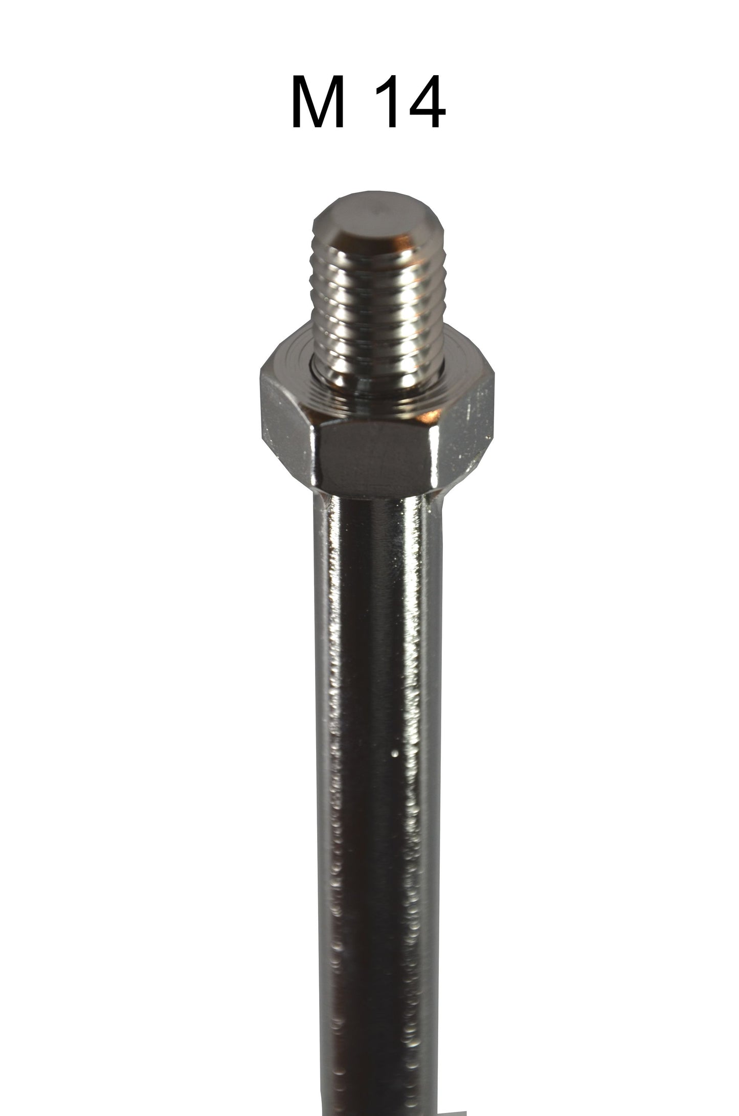 epi Edelstahlrührer MR 4 lebensmittelecht | Wendelrührer mit Schaft M14x2,0 | Rührkorb Ø 140 mm | Edelstahl V2A elektropoliert | 1 Ring | für zähe Lebensmittel, Kosmetik & Chemie