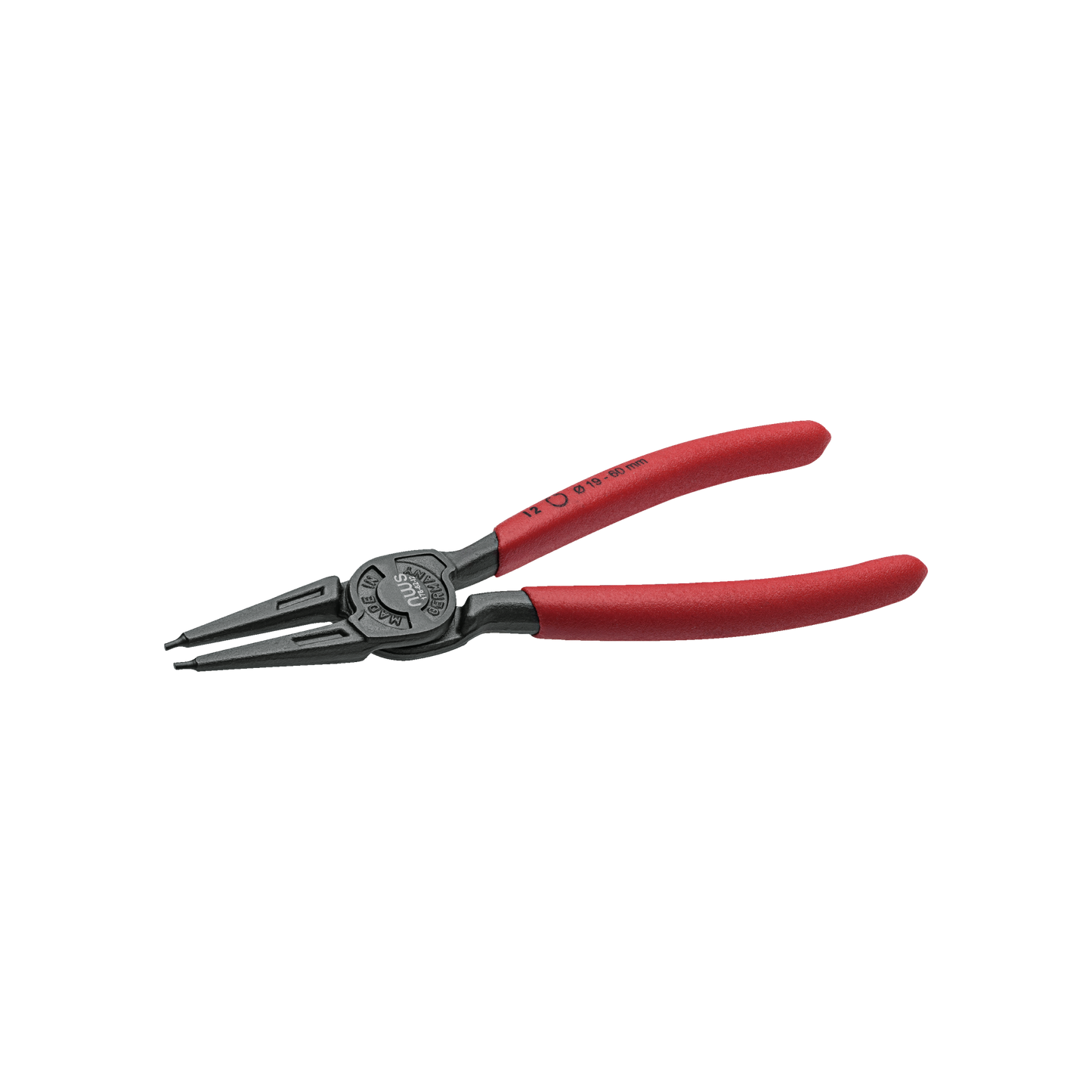 NWS Sicherungsringzange 178-62-I32 | gerade Backen | Geeignet für Ringe mit einem Durchmesser von 15 bis 25 mm | Entspricht der DIN 5256 D
