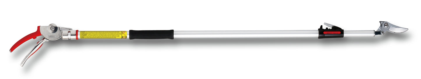 ARS Teleskop-Astschere, Baumschere in 5 Stufen bis 3 m ausziehbarer Teleskoparm, Hochastschere 180ZF-2.0-3D