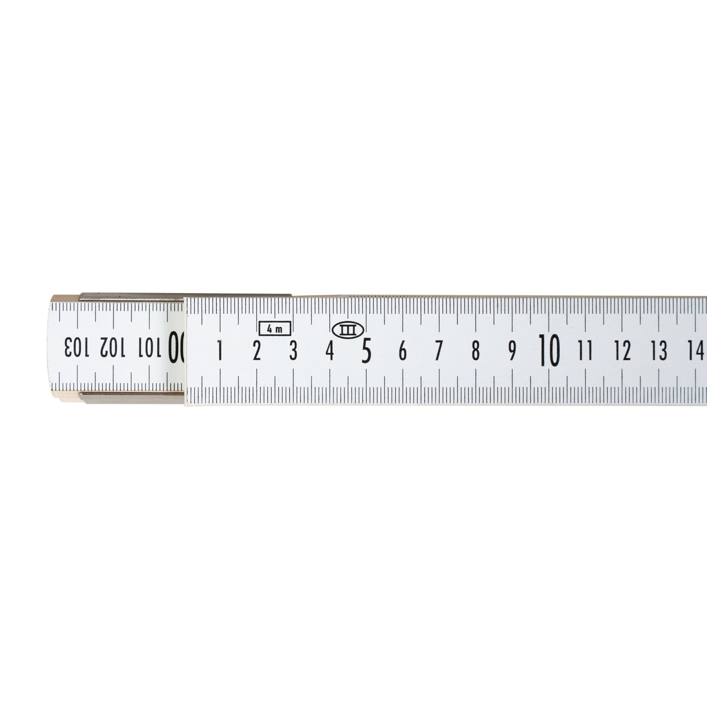NESTLE Geometer-Maßstab Holz, 4m / 50cm