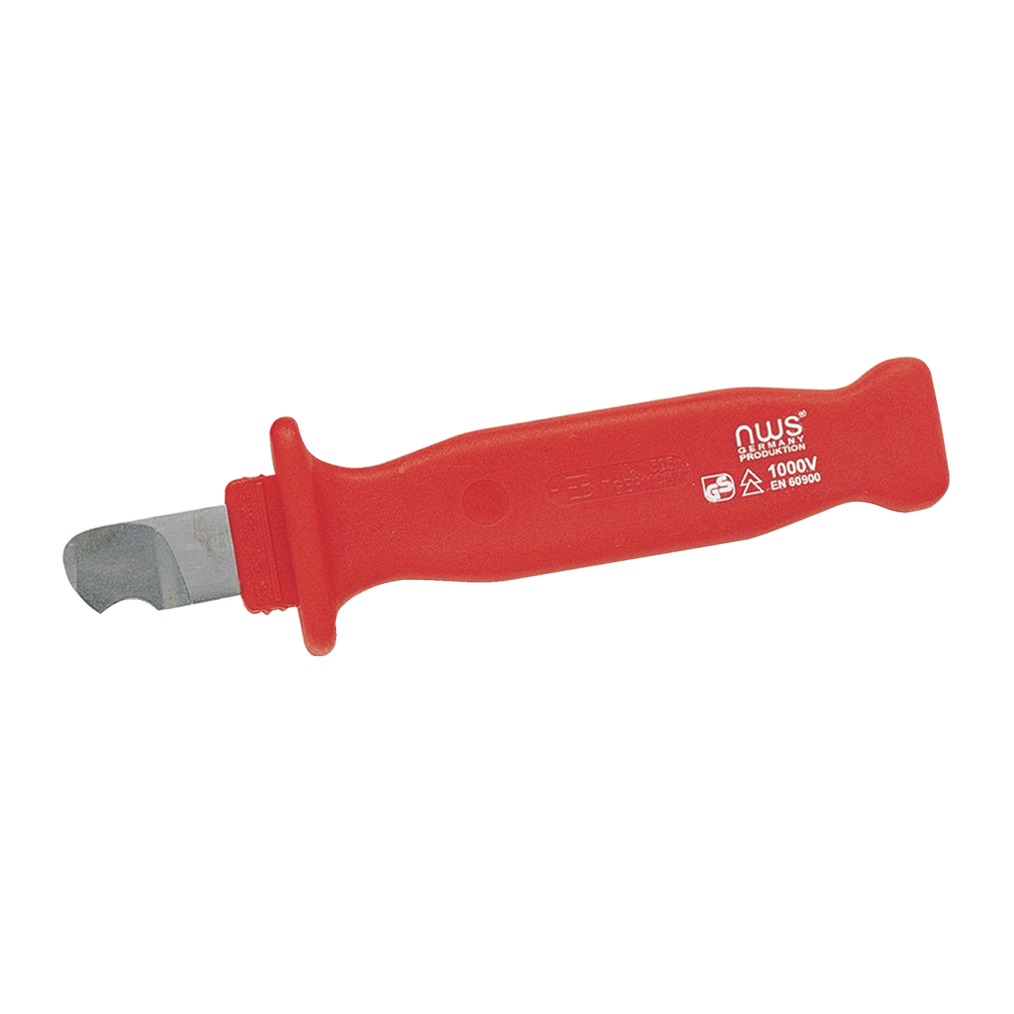NWS Abmantelungsmesser auf SB-Karte 2041-SB 1000V Ergonomischer Sicherheitsgriff aus zäh elastischem, schlagfesten Kunststoff Isolierung nach DIN EN/IEC 60900