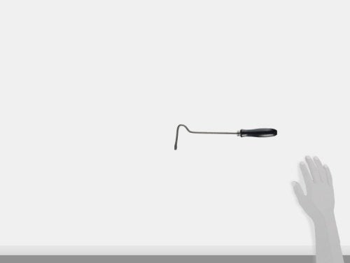 STUBAI Bügelstahlhaken 300 mm | Stahl geschmiedet | lackiertes Heft | Profi Schöpfhaken für Putz- und Spachtelarbeiten, Betonarbeiten