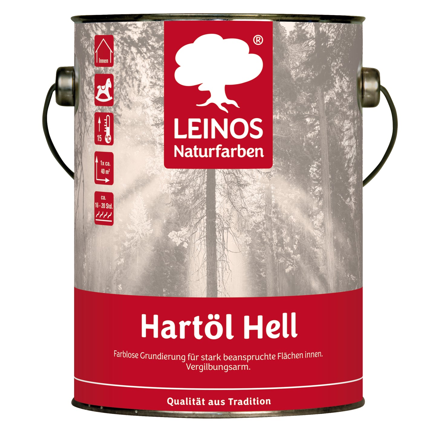 LEINOS 241 Hartöl Hell für Innen 2,5 l