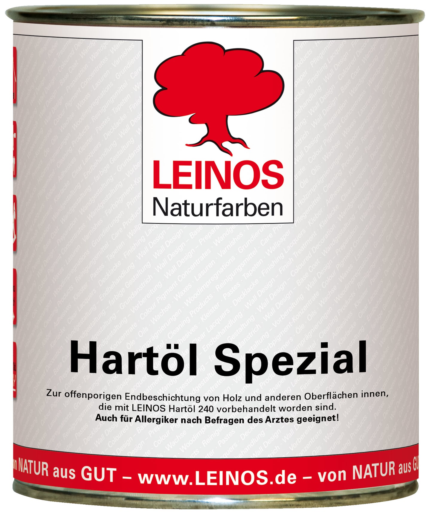 Leinos 245 Hartöl Spezial für Innen 0,75 l Für stark strapazierte Flächen wie Fußböden und für den anspruchsvollen Möbelbau Hervorragende Polierfähigkeit