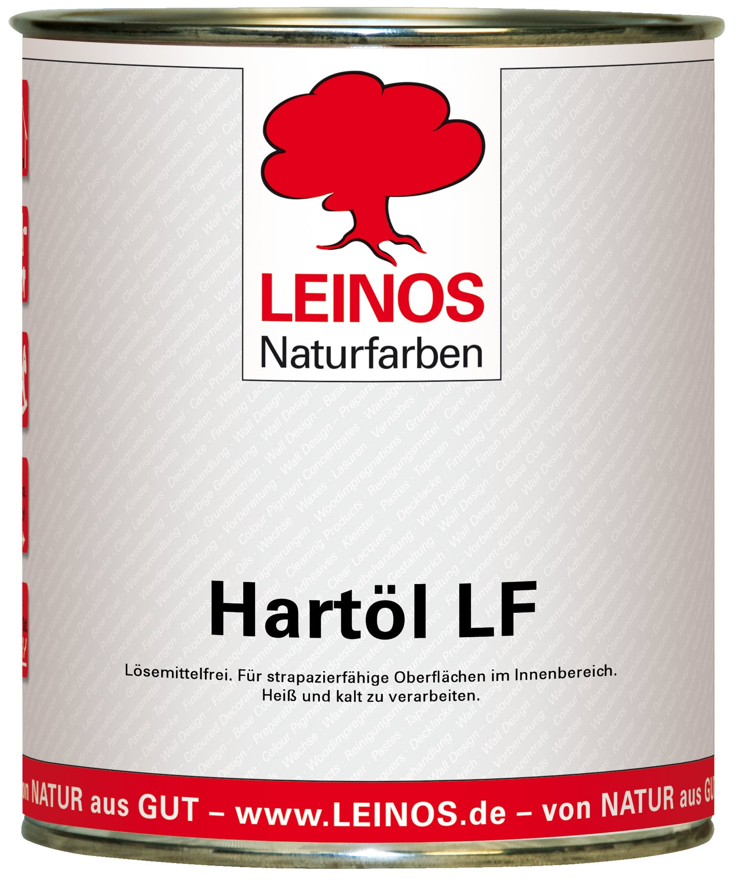 LEINOS Hartöl LF 248 | 0,75 Liter Lösemittelfrei | Für Fußböden & Möbel | Offenporige, kratzfeste Imprägnierung | Naturöl mit Carnaubawachs | Für Innenbereich