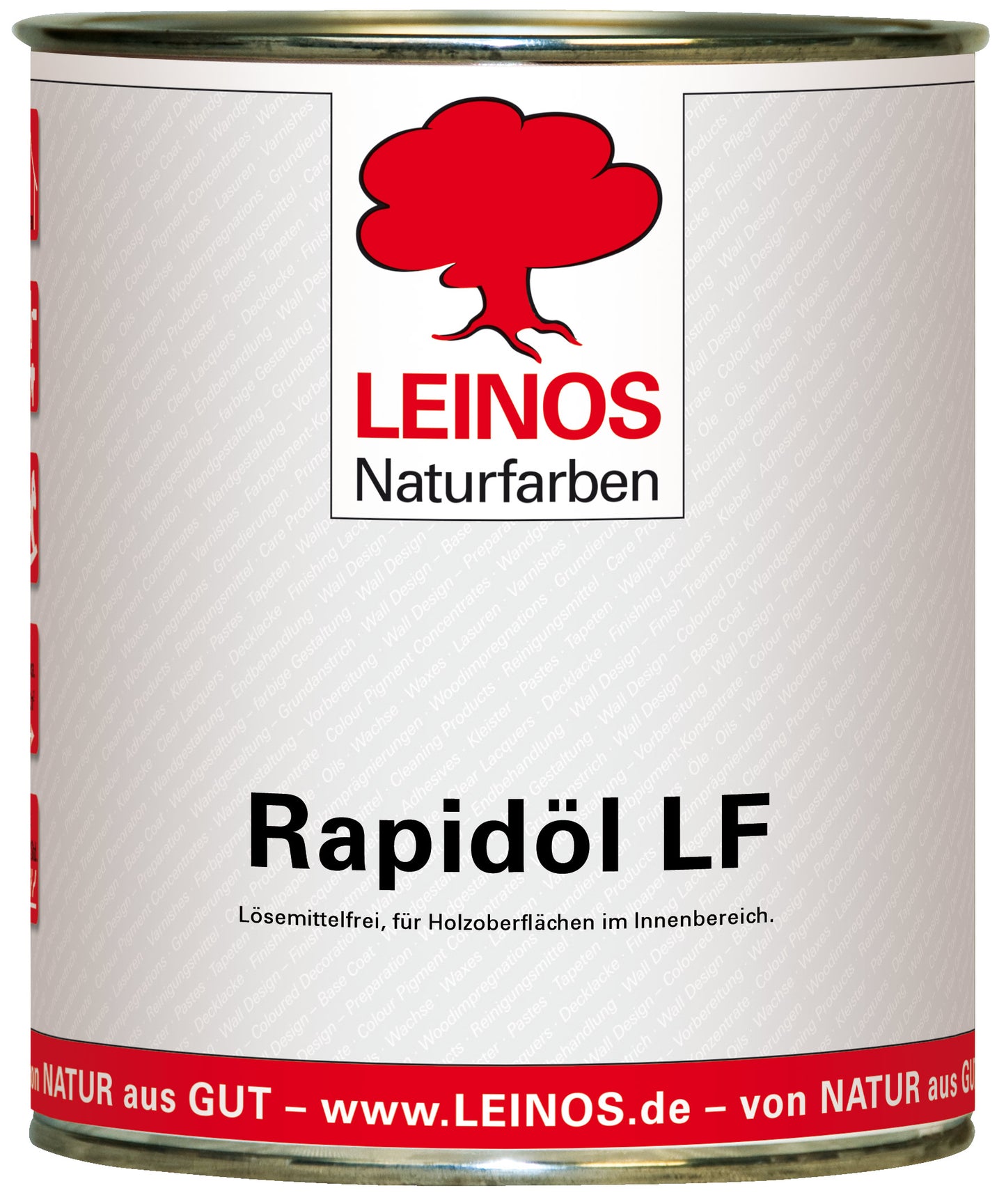 LEINOS Rapidöl LF 249, 0,75 l – lösemittelfreie Öl-Wachs-Kombination für Holz, schnelle Einmalbehandlung & Reparatur, pastös, sehr gut polierbar, für wenig beanspruchte Holzoberflächen