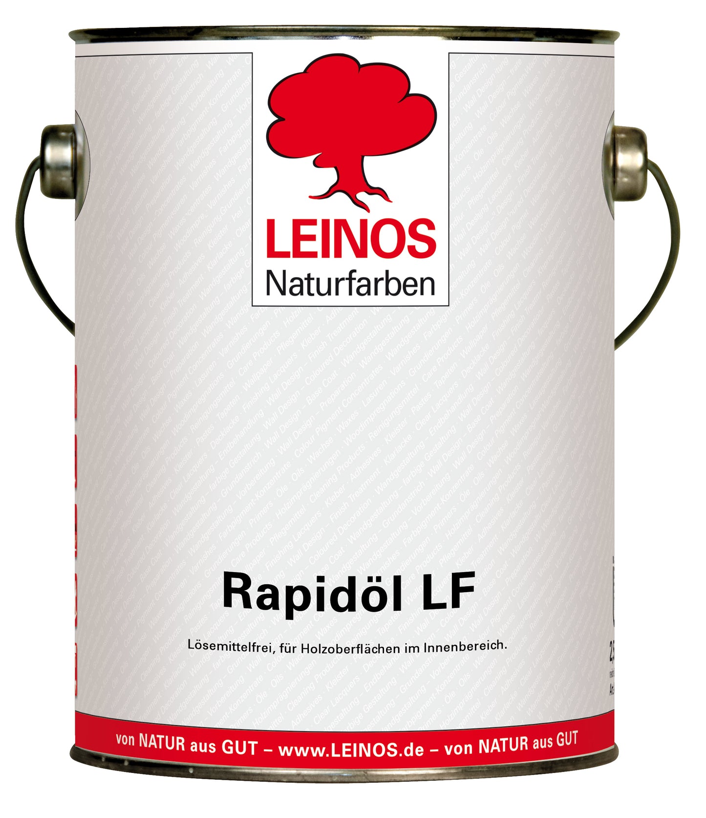 LEINOS Rapidöl LF 249, 2,5 l – lösemittelfreie Öl-Wachs-Kombination für Holz, schnelle Einmalbehandlung & Reparatur, pastös, sehr gut polierbar, für wenig beanspruchte Holzoberflächen