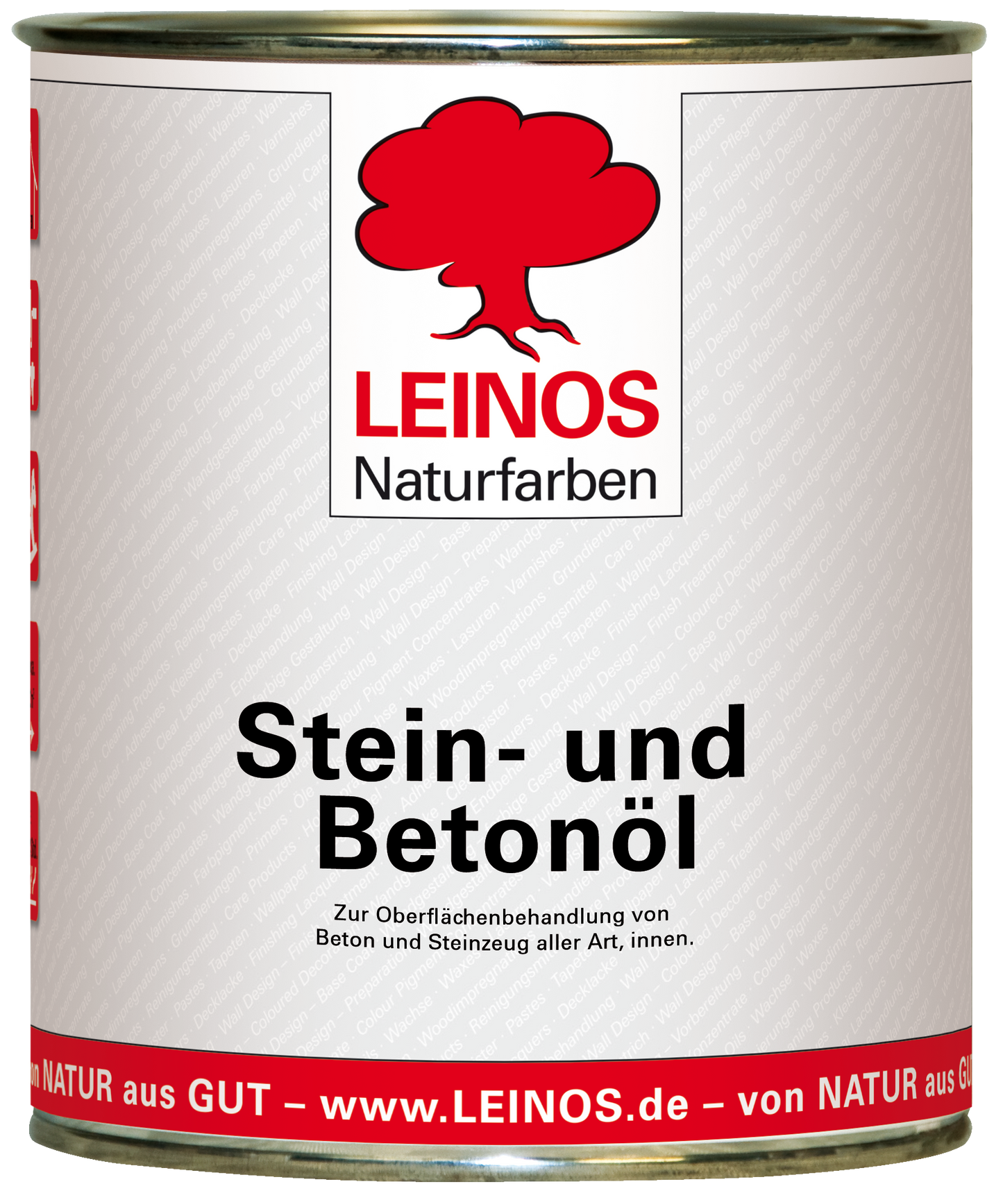 LEINOS Stein- und Betonöl 254 – 0,75 L – Öl zur natürlichen Oberflächenbehandlung von Beton, Estrich & Steinzeug innen – atmungsaktiv & lösemittelfrei