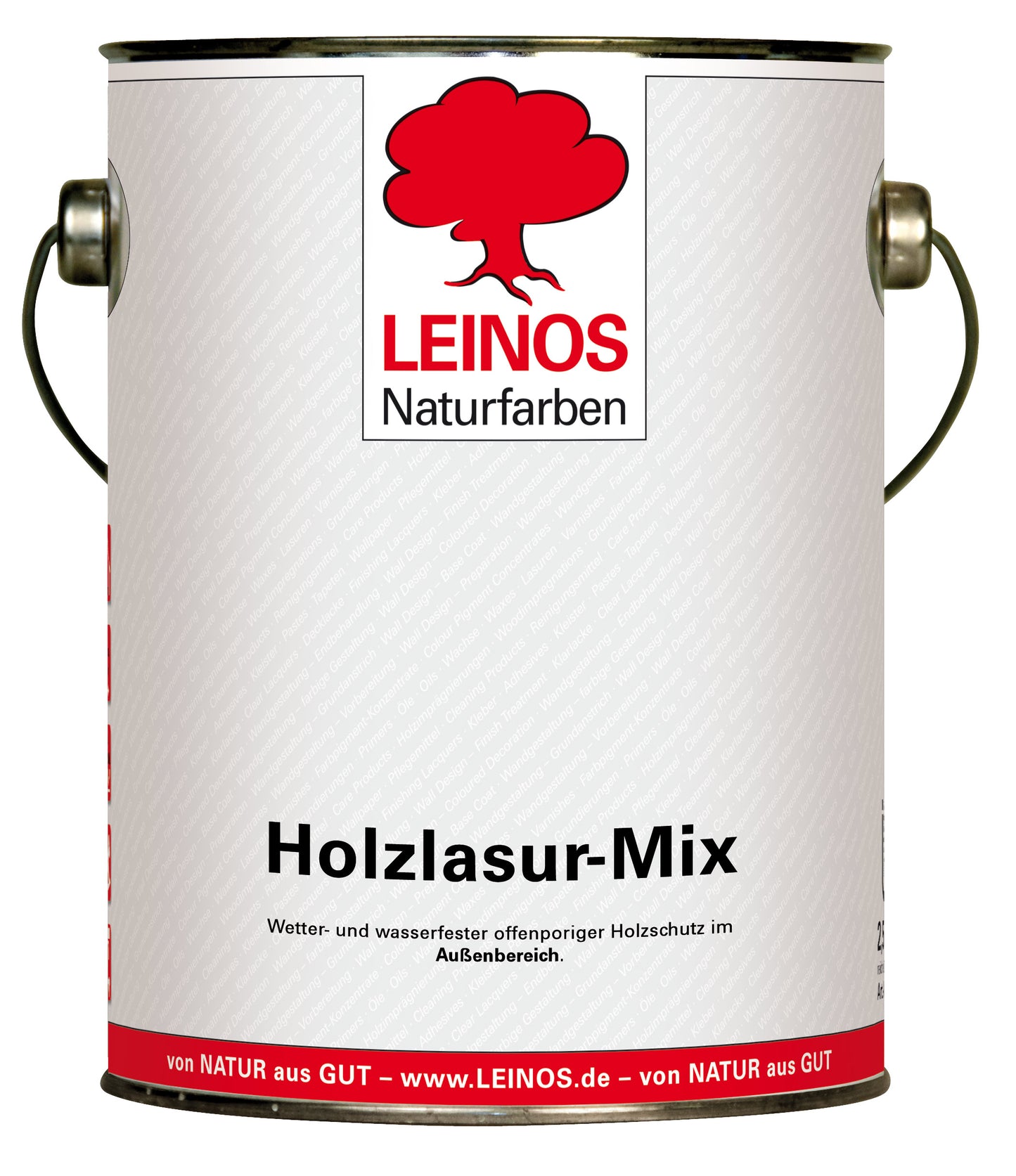 LEINOS Holzlasur 260 für außen | Wetterfeste Holzbeschichtung mit Filmschutz | Offenporig & wasserabweisend | Für Fenster, Türen, Fassaden |