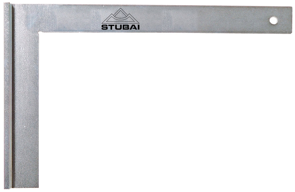 STUBAI Schlosserwinkel mit Anschlag – 500 mm Länge – robuster Anschlagwinkel aus gehärtetem Stahl – präzise Rechtwinkligkeit – ideal für Metallbau, Werkstatt, Industrie