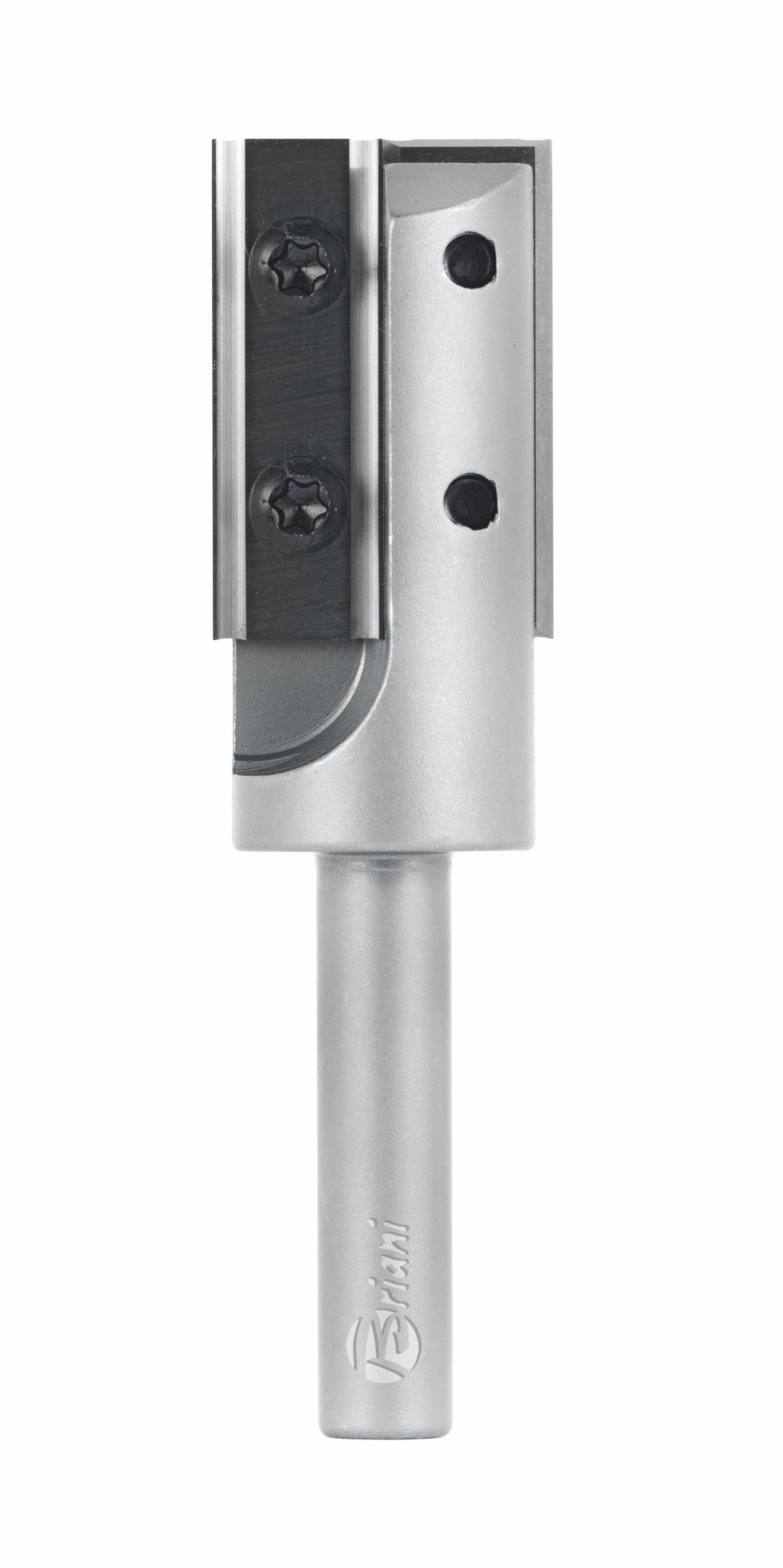 Nutfräser mit Wendemesser aus Hartmetall, Rechtslauf, Schneide 2, Arbeitslänge 29,5 mm, Gesamtlänge 75 mm, Schaft 8 mm, Ø 20 mm