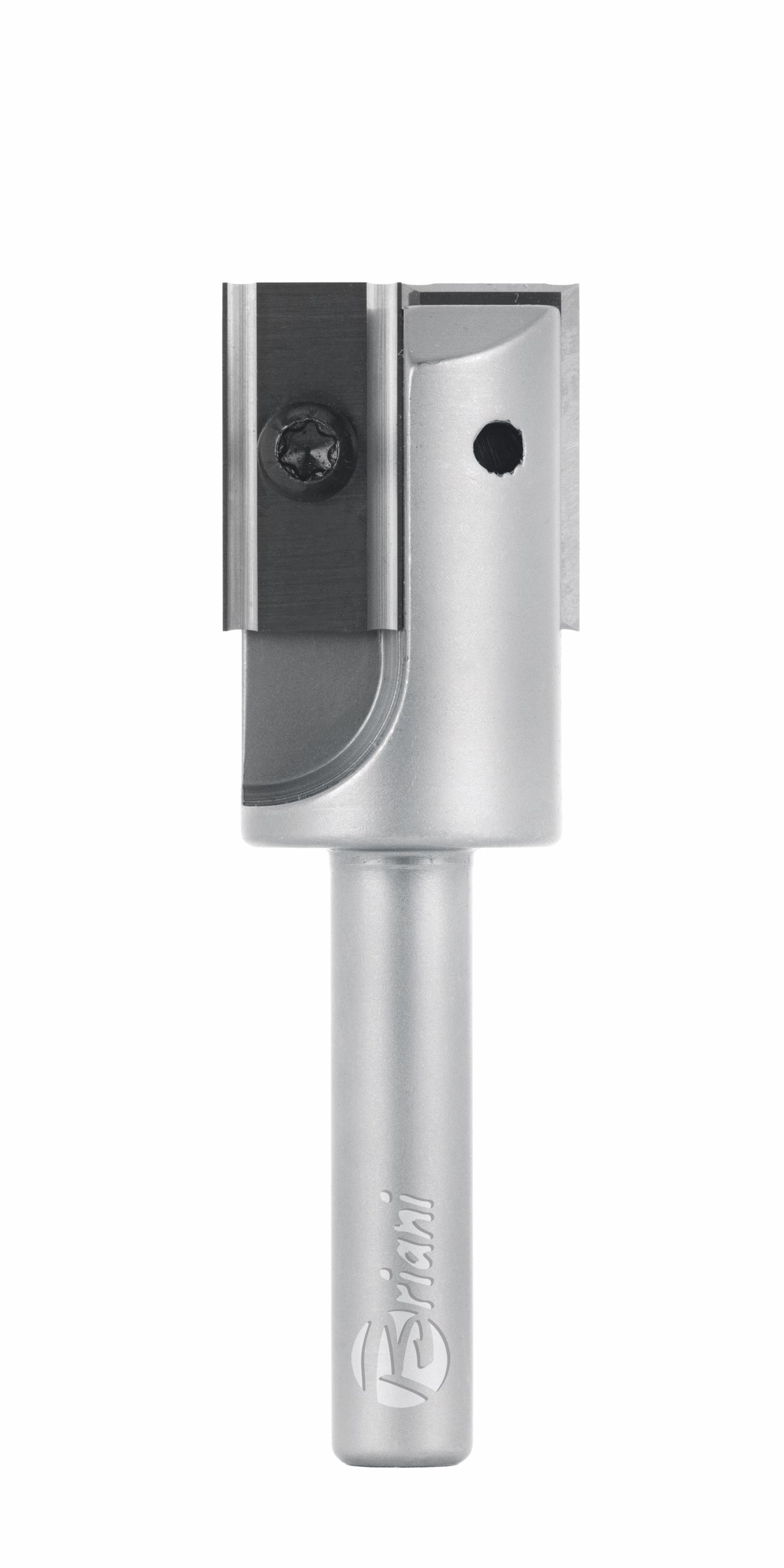 Nutfräser mit Wendemesser aus Hartmetall, Rechtslauf, Schneide 2, Arbeitslänge 29,5 mm, Gesamtlänge 75 mm, Schaft 8 mm, Ø 20 mm