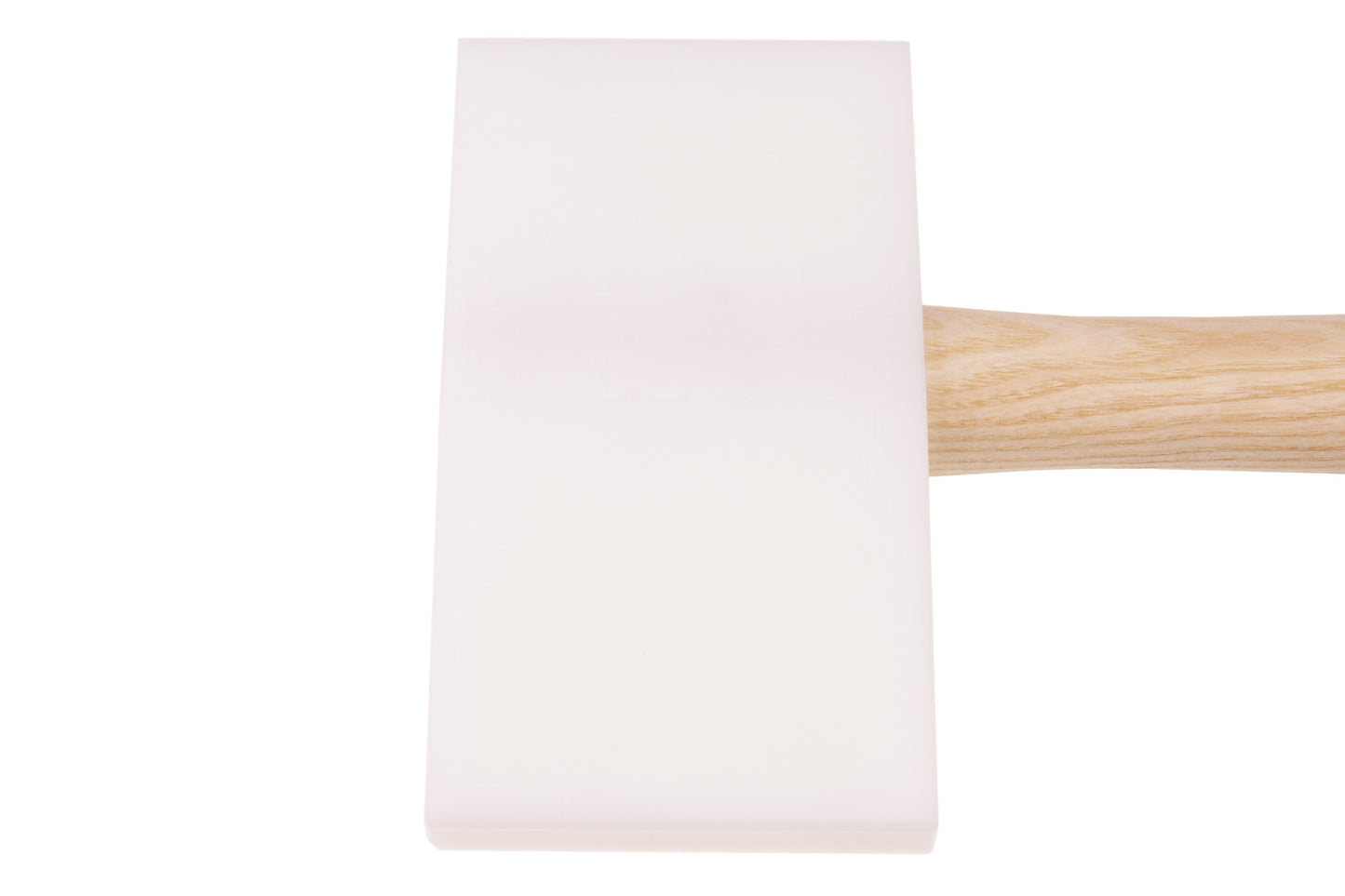 STUBAI Kunststoffhammer keilförmig 155 mm | Hammerkopf 155×85×35 mm aus hochschlagfestem Kunststoff, splitterfrei & kantenabgerundet | geschweifter Eschenstiel, unlackiert & rutschfest