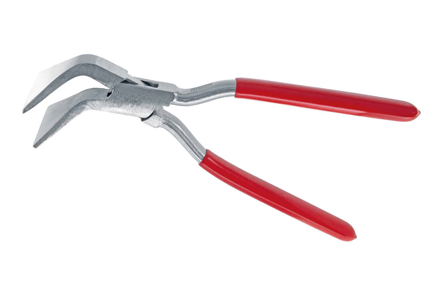 STUBAI Falzzange 45° gebogen, mit durchgestecktem Gewerbe in Nirolook 60mm - 282102NR