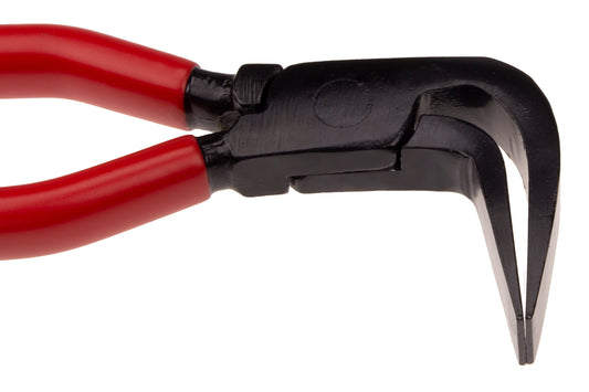 Stubai Falzzange Medium 90° gebogen 20 mm breit – Spenglerwerkzeug aus C45 Carbonstahl, schwarz KTL-beschichtet, kurzer handlicher Griff, Einstecktiefe 40 mm, 200 mm, 500 g