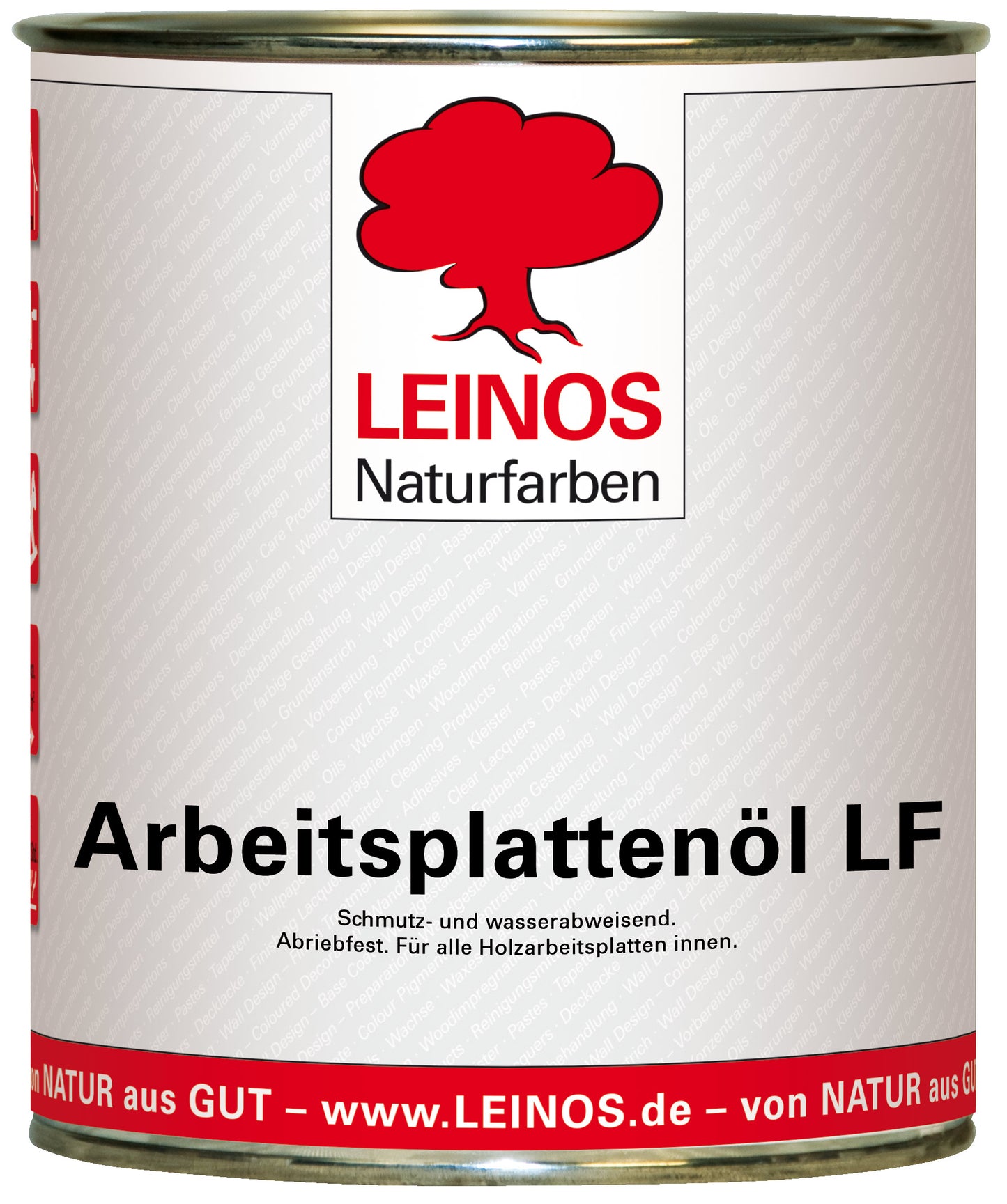 Arbeitsplattenöl LF 283 0,75 Liter – Lebensmittelecht, schmutz- & wasserabweisend, abriebfest – Schutz & Pflege für Holzarbeitsplatten in der Küche – Ideal für stark beanspruchte Oberflächen