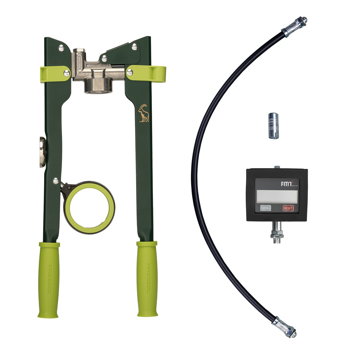 Pressol Multikartuschen-Fettpresse ZHFP-G 1/8"-PZ-MU-EBZD-MAGN