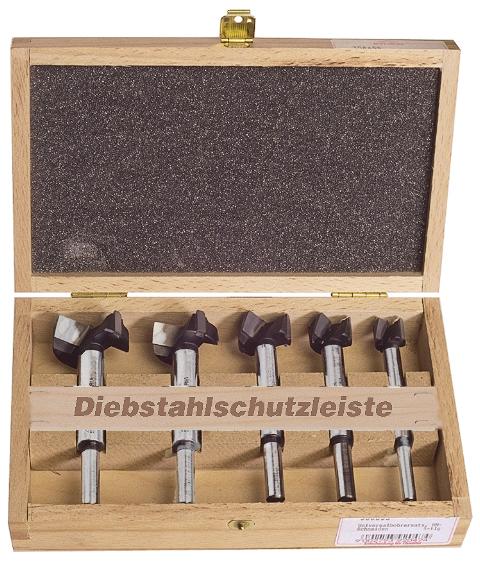 STUBAI Universalbohrersatz in Holzkassette 5-tlg