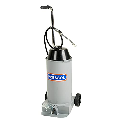 Pressol Fettabgabegerät-fahrbar, 15 kg-Behälter-Fußpumpe