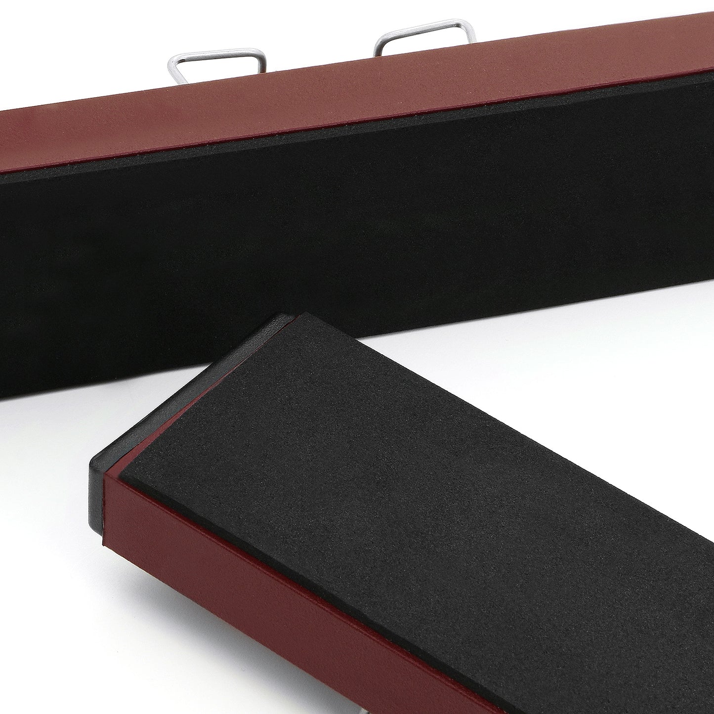 PIHER Anti-Rutsch-Abstützplatte 6x35cm | Stützplatten für Lastenstangen | gummierte Unterseite verhindert ein Abrutschen des Werkstücks