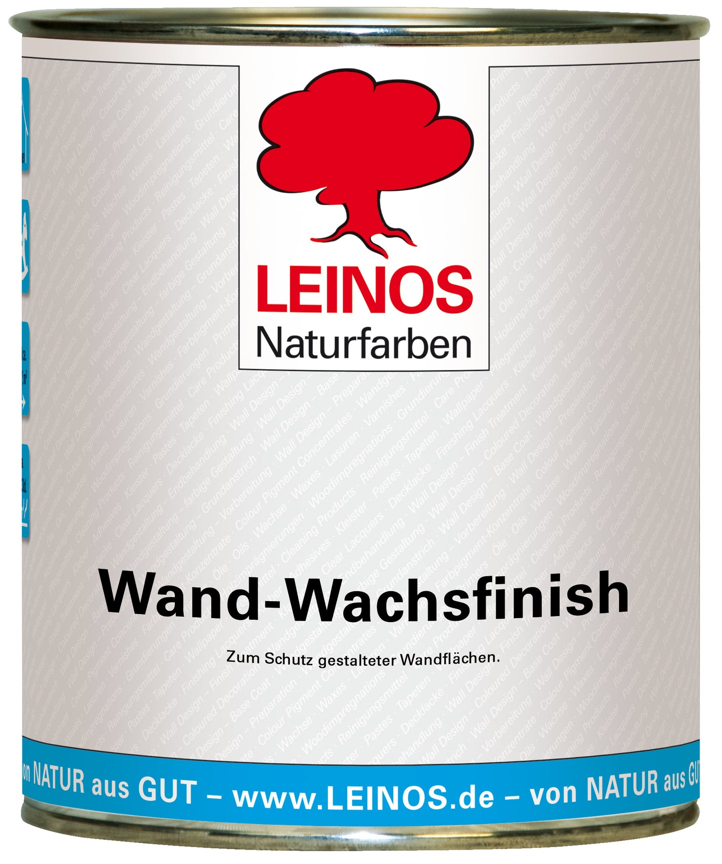 LEINOS 350 Wand-Wachsfinish 0,75 l – Hochwertiges, natürliches Wachsfinish für Wände und Decken – Atmungsaktiv, Lösemittelfrei, Seidenglanz – Ideal für Innenräume, Wohn- und Schlafbereiche