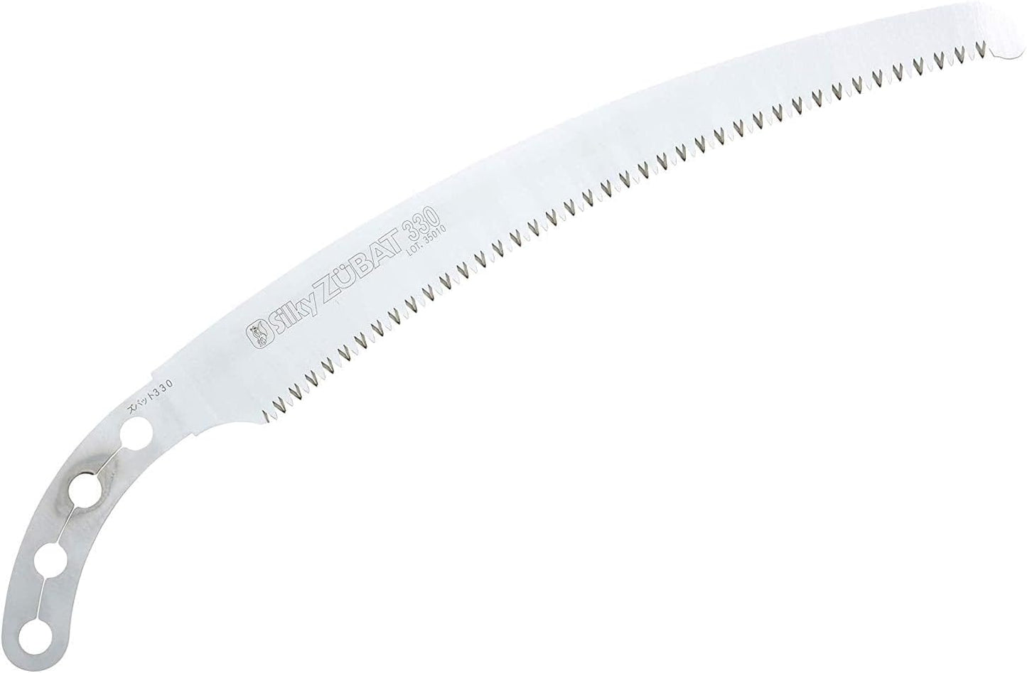 Silky Ersatzblatt für Handsäge Zübat Professional 330 mm | 7,5 Zähne/30 mm sehr grob | aggressiv gebogenes Zugsägeblatt mit Haken | passt für Zübat Hand- & Teleskopsägen