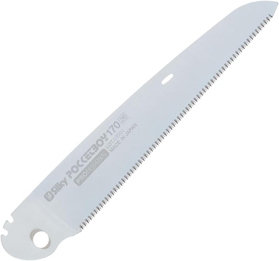 Silky Ersatzblatt für Silky Klappsäge Pocketboy 170mm violett/extra fein | 22 zähne pro zoll | 26 zähne pro 30 mm | Original Ersatzblatt passend zu allen Pocketboys 170mm.