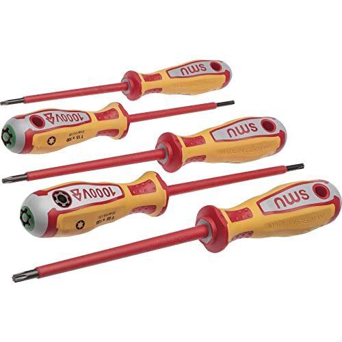 NWS VDE-Schraubendreher-Satz 096T-6 Torx T10 ; T15 ; T20 ; T25 ; T30 plus System Bit