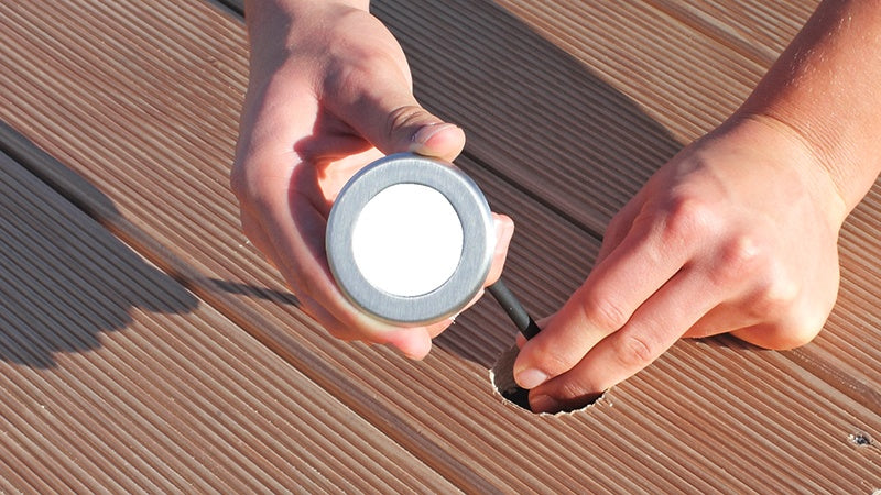 Beko TerraLight Basis 4er-Set eckig, 60x60mm, Edelstahl, kaltweiß