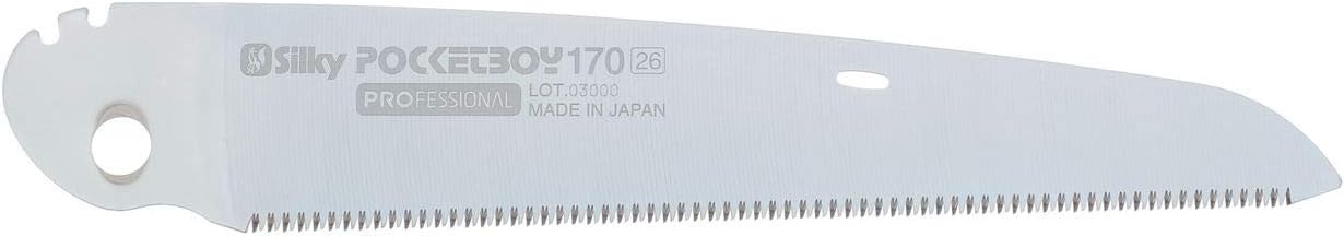 Silky Ersatzblatt für Silky Klappsäge Pocketboy 170mm violett/extra fein | 22 zähne pro zoll | 26 zähne pro 30 mm | Original Ersatzblatt passend zu allen Pocketboys 170mm.