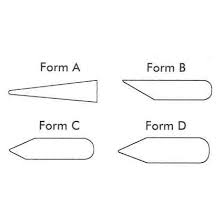 STUBAI Abziehstein Original Arkansas Set 4-teilig: Form A;B;C;D - 534901