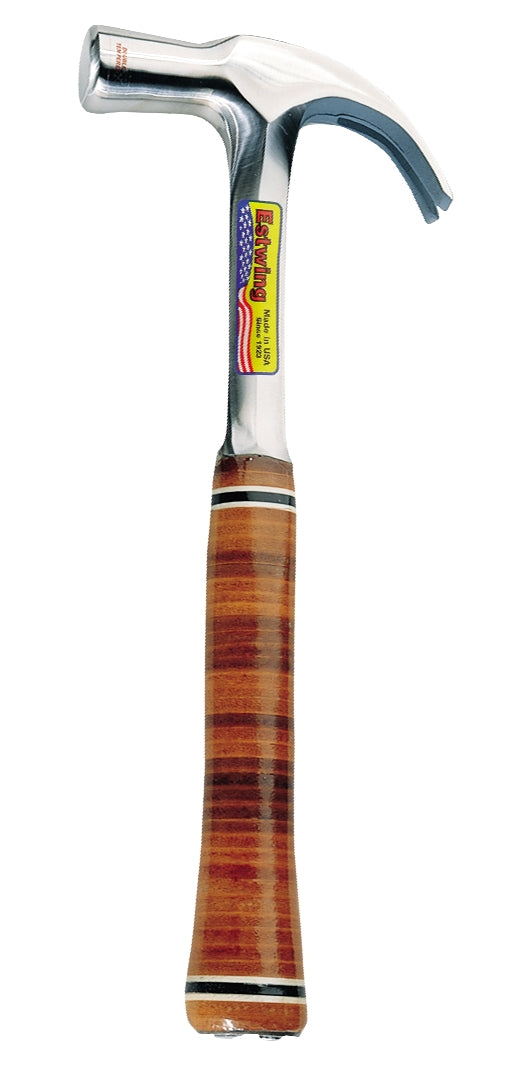 ESTWING Klauenhammer mit Ledergriff, gekröpft, Ø27mm 670g