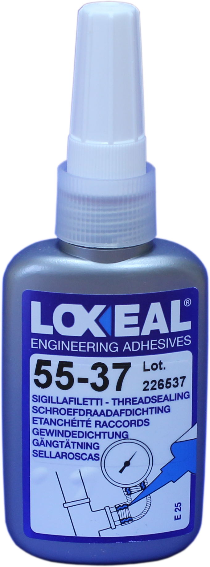 Loxeal Rohrgewindedichtung 50 ml mittelfest, rot