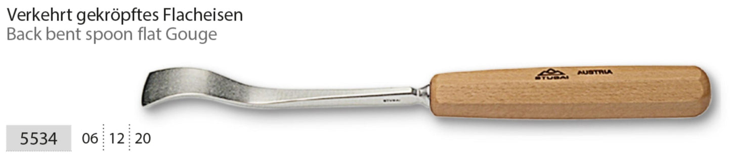 STUBAI Stechbeitel lang poliert Form 34 12 mm