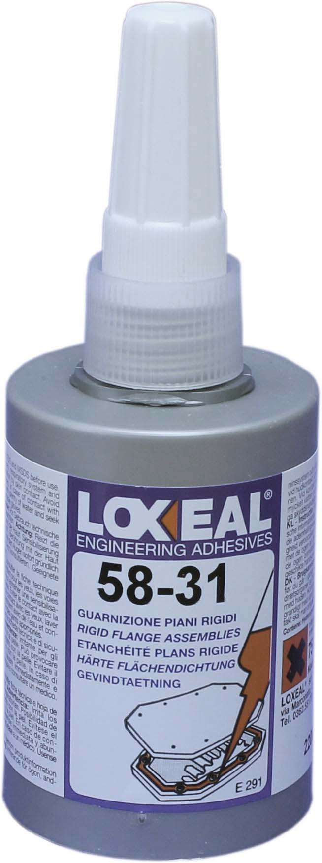 Loxeal Flächendichtung 75 ml mittelfest, rot