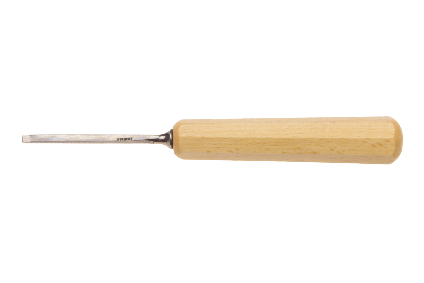 STUBAI Mikro Schnitzeisensatz 6-tlg. mit Schnitzer Heft | Gerades Balleisen 3 mm, schräg 7 mm, Hohleisen 3 & 5 mm, gekröpftes Hohleisen 5 mm, Gaißfuß 3 mm | Profi Holzschnitzerei Werkzeug