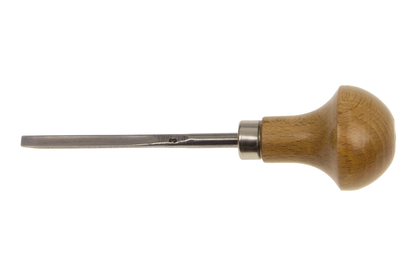 STUBAI S580 Mikro Schnitzeisen-Satz 4-tlg. | Set für feine Holzschnitzerei, Reliefs & kleine Figuren | 4 Mini-Schnitzeisen aus Werkzeugstahl mit Holzheften | Präzisionswerkzeuge in Rolltasche