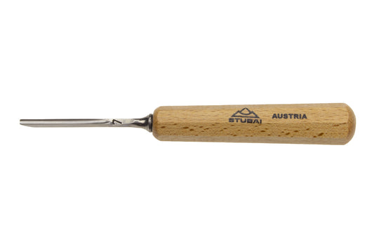 Stubai Gerades Mikro-Hohleisen 12 mm, Schnitzer Heft
