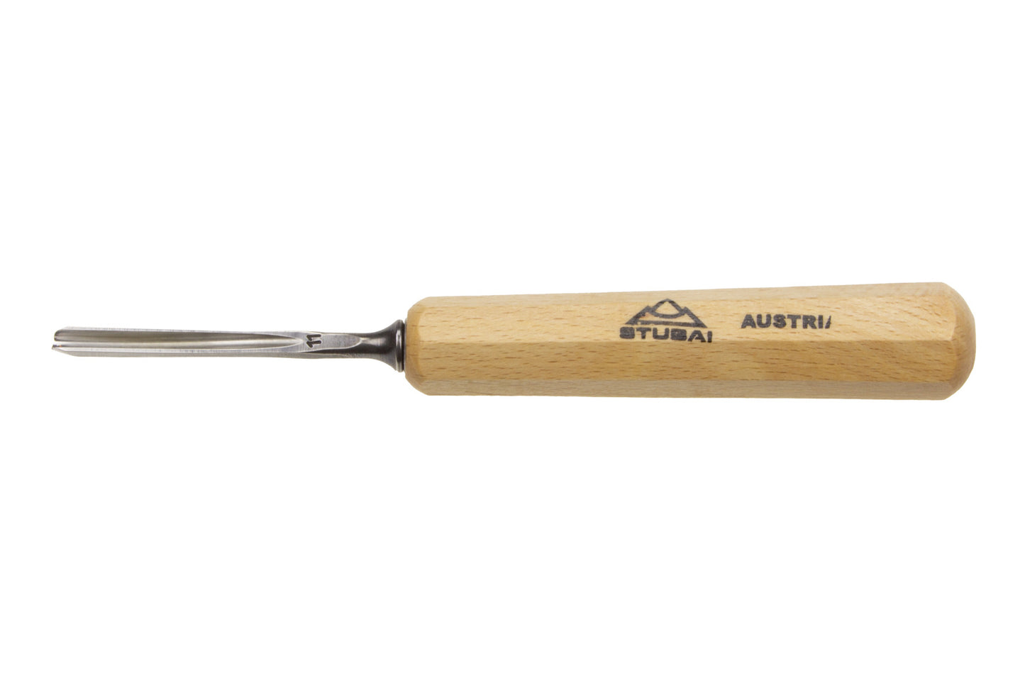 STUBAI Mikro Schnitzeisensatz 6-tlg. mit Schnitzer Heft | Gerades Balleisen 3 mm, schräg 7 mm, Hohleisen 3 & 5 mm, gekröpftes Hohleisen 5 mm, Gaißfuß 3 mm | Profi Holzschnitzerei Werkzeug