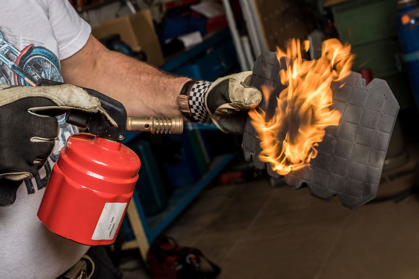 KNEETEK Kniepolster Universal Maxi 16 | 2 Stück | 245x150x16mm| schwer entflammbar | optimaler Knieschutz in Kombi mit Arbeitshose | Knieschutzpolster für Feuerwehr Starkstromelektriker