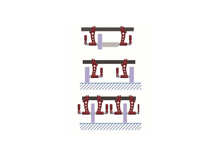 Umkehrbare Maxipress F Schraubzwinge 80cm von Piher