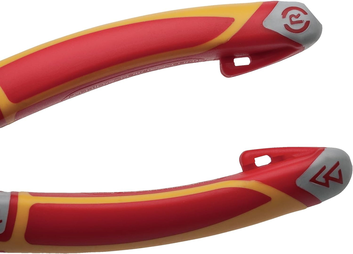 NWS Flachrundzange (Telefonzange) , Telefonzange Flachrundzange Radiozange VDE 3K gerade 205 mm, Für Halte-, Greif-, Biege- und Schneidarbeiten 140-49-VDE-205-SB