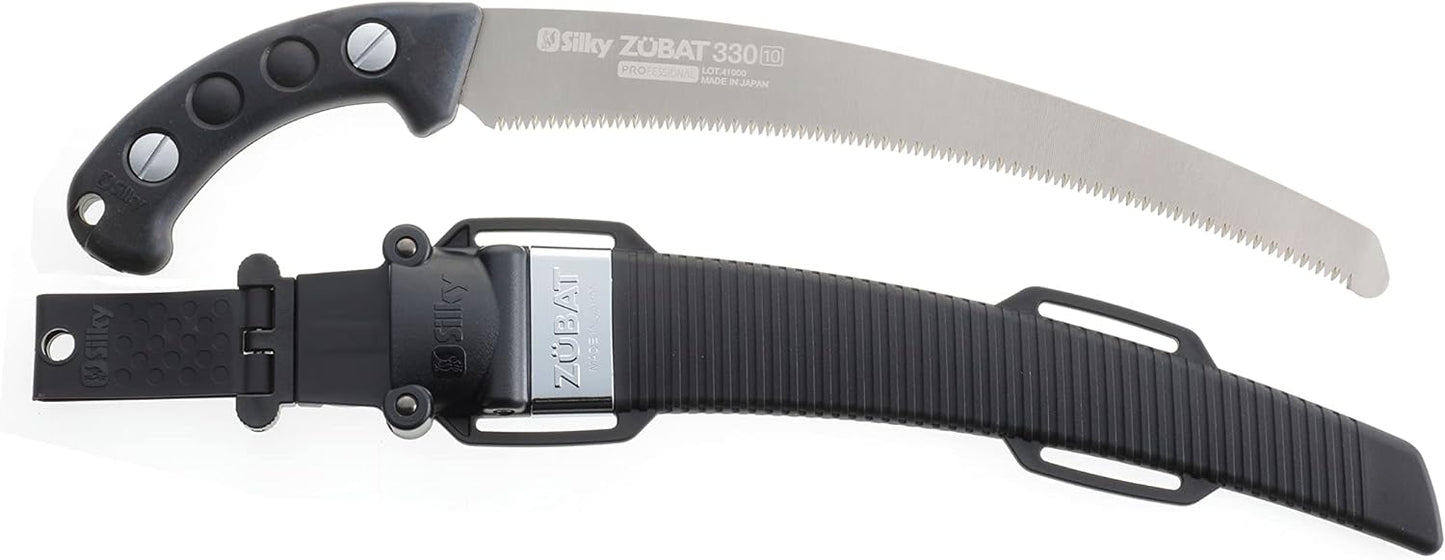 Silky Handsäge Zübat Professional 330mm 10 Zähne/30mm gebogen | Mirai-Me Verzahnung mit induktiv gehärteten Zähnen für eine sehr hohe Standzeit