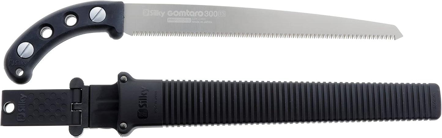 Silky Japansäge Gomtaro 300mm | Feine Mirai-Me Verzahnung | 13 Zähnen pro 30 mm | Gomtaro optimal für das Sägen von Trocken- und Hartholz