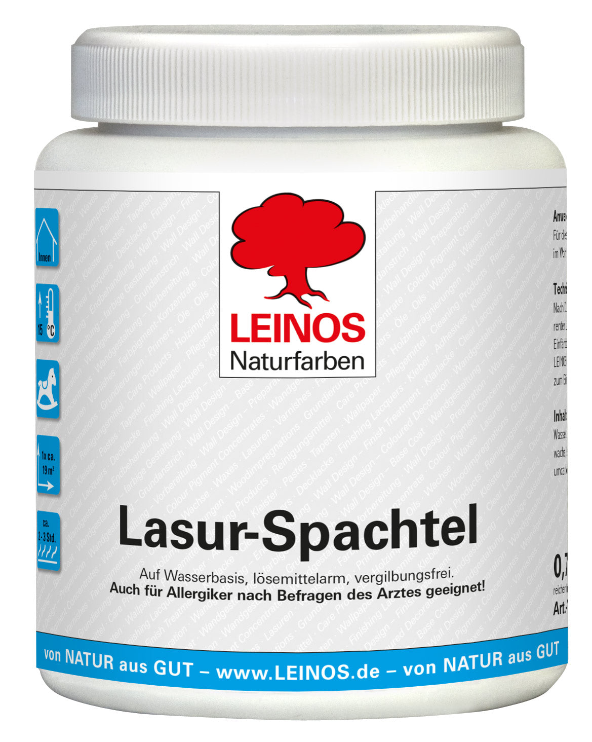 LEINOS 630 Lasur-Spachtel 0,75 l