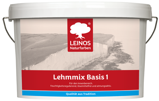 LEINOS Lehmmix 656 | Individuell angemischte Lehmfarbe für natürliche Raumgestaltung | umweltfreundlich, wohngesund & diffusionsoffen | schafft optimales Wohnraumklima und authentische Naturfarboberflächen
