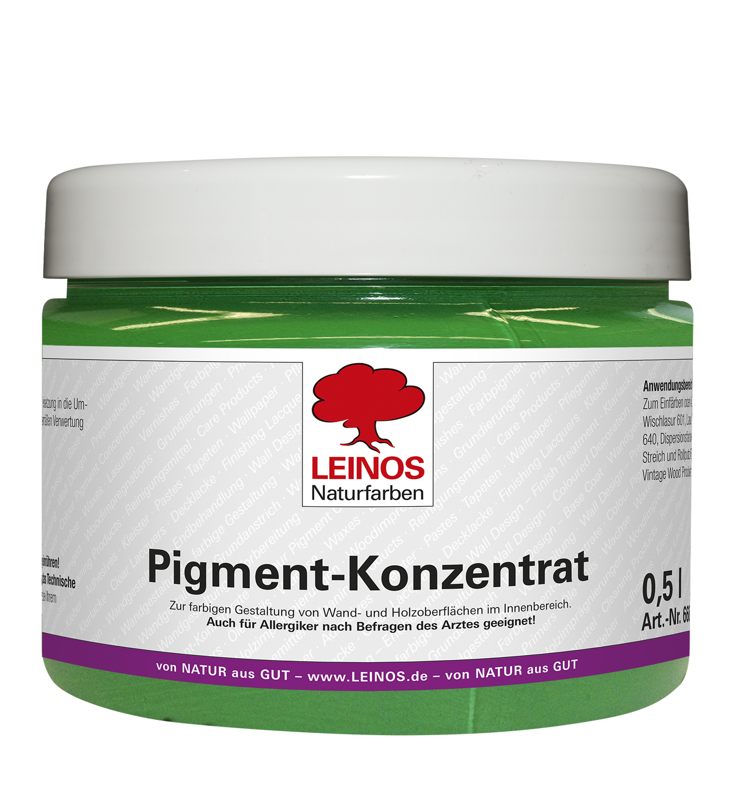 LEINOS 668 Pigment-Konzentrat 329 Spinell-Gruen 500ml